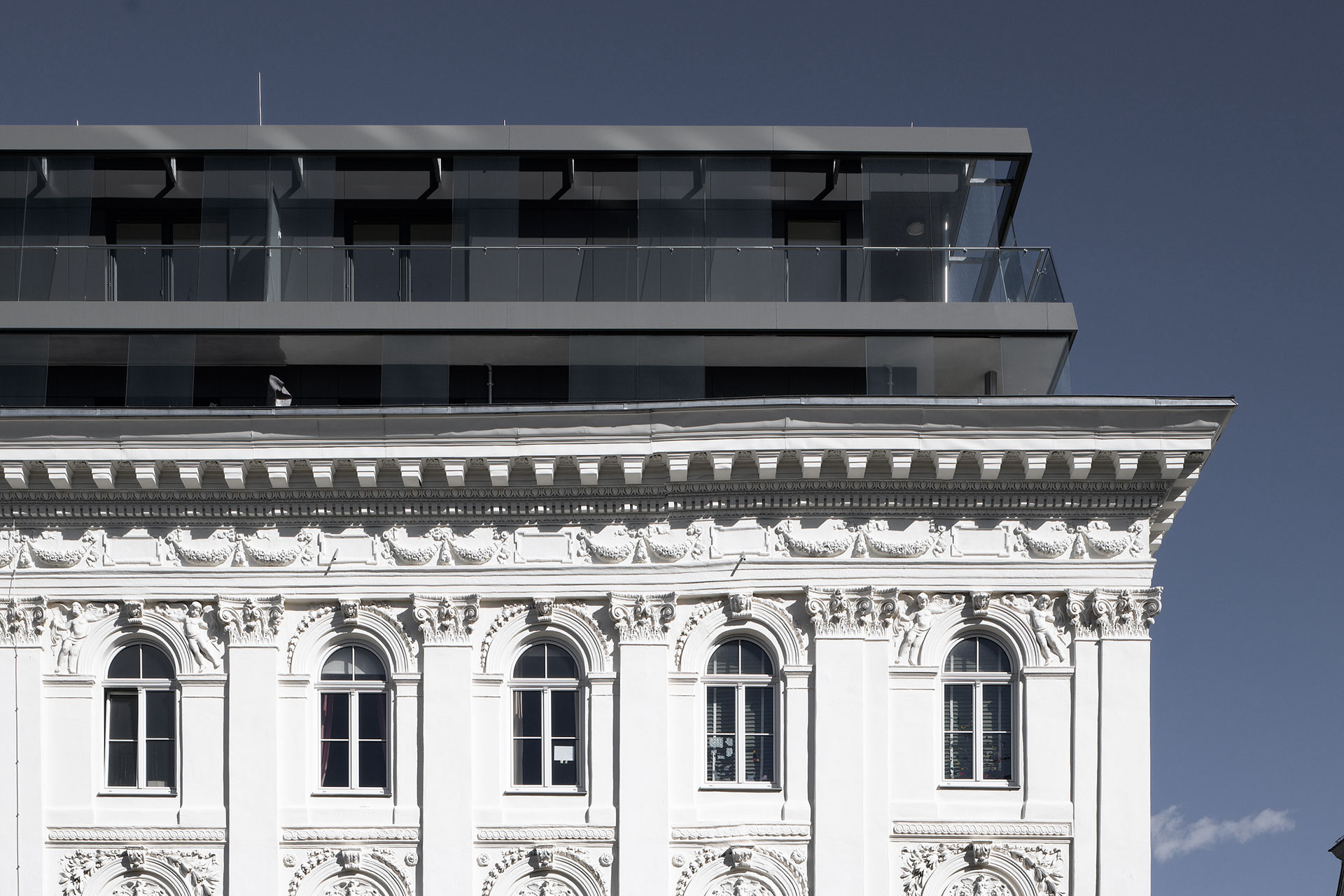 AVEST - Immobilie in der Börsegasse 10, 1010 Wien. Blick auf den Dachgeschoßausbau