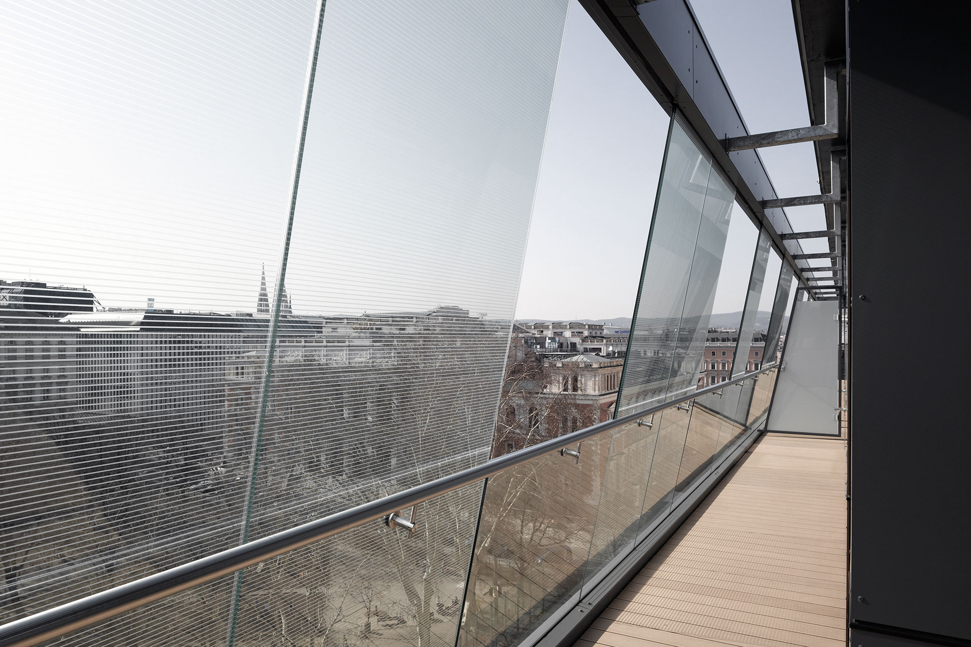 AVEST - Immobilie in der Börsegasse 10, 1010 Wien. Aussicht von der Terrasse